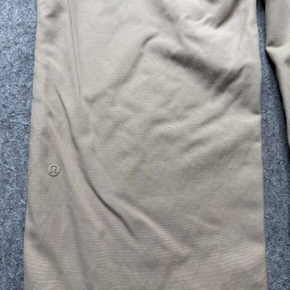 Lululemon Commission Pants Men 32 x 29 Beige Slim Tapered Technical Chinos - Picture 9 of 16
